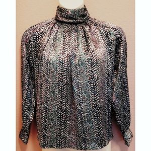 Tess Speckle Print Blouse